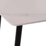 ΣΕΤ ΤΡΑΠΕΖΑΡΙΑΣ 5ΤΜΧ GAFF HM10955.02 ΚΕΡΑΜΙΚΟ TOP--ΥΦΑΣΜΑ ΜΠΕΖ & ΜΕΤΑΛ.ΠΟΔΙΑ ΜΑΥΡΑ - Image 9
