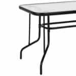 ΣΕΤ ΤΡΑΠΕΖΑΡΙΑΣ 5ΤΜΧ ADAM HM21219.01 ΚΑΡΕΚΛΕΣ ΜΕΤΑΛΛΙΚΕΣ & ΤΡΑΠΕΖΙ 110x60 ΜΑΥΡΟ - Image 7