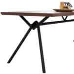 ΣΕΤ ΤΡΑΠΕΖΑΡΙΑΣ 7ΤΜΧ MANDY HM10957.03 MDF TOP--ΥΦΑΣΜΑ TAUPE & ΜΕΤΑΛ.ΠΟΔΙΑ - Image 9