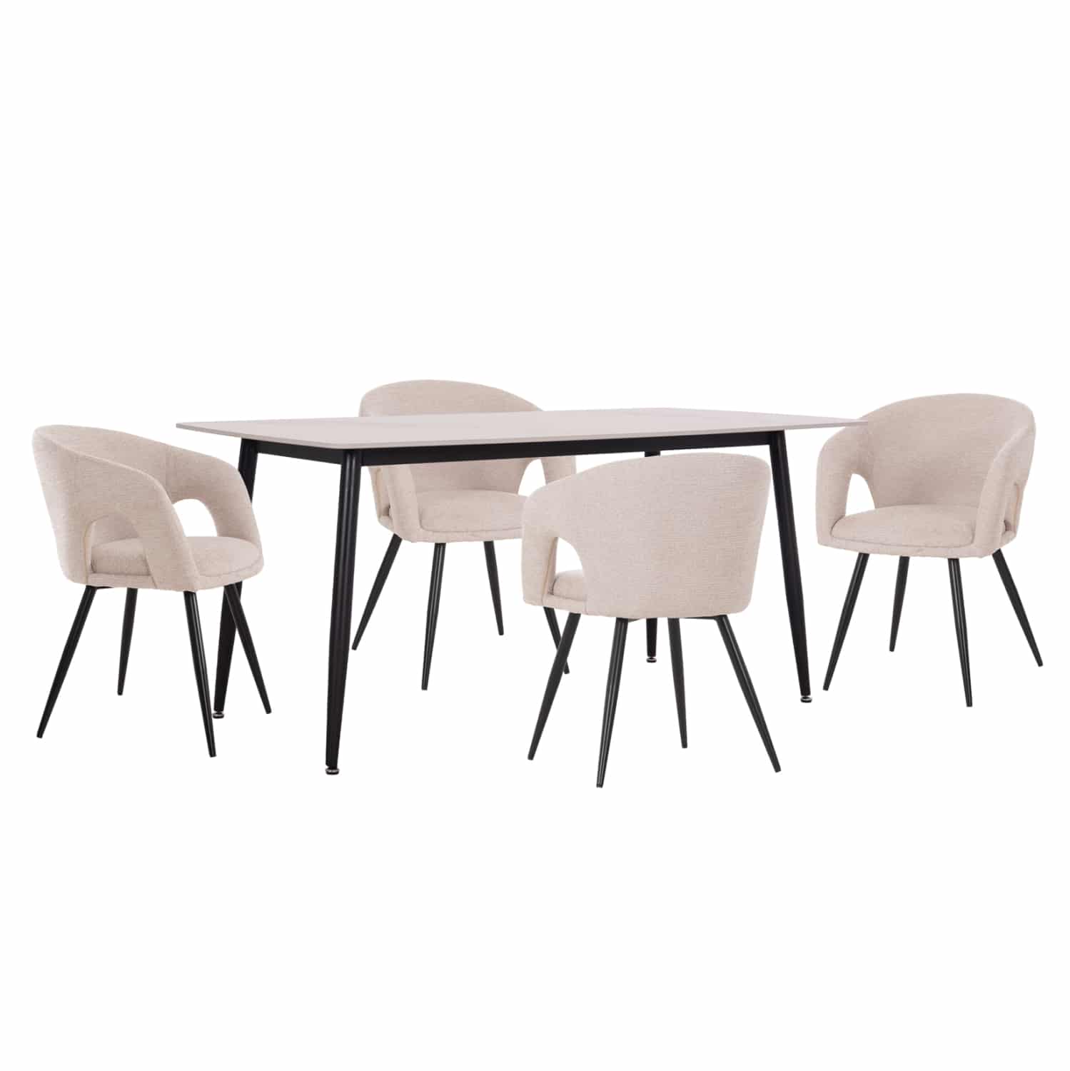 set-trapezarias-es-choroy-5tmch-fb910954 ΣΕΤ ΤΡΑΠΕΖΑΡΙΑΣ ΕΣ. ΧΩΡΟΥ 5ΤΜΧ CORNEL HM10954.02 ΛΕΥΚΟ ΜΑΡΜΑΡΟ TOP-ΜΠΕΖ ΥΦΑΣΜΑ - Image 1