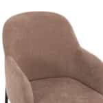 ΣΕΤ ΤΡΑΠΕΖΑΡΙΑΣ ΕΣ.ΧΩΡΟΥ 9ΤΜΧ RINER HM10959.03 MDF ΚΑΡΥΔΙ--ΥΦΑΣΜΑ TAUPE - Image 4