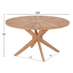 ΣΕΤ ΤΡΑΠΕΖΑΡΙΑΣ ΕΞ.ΧΩΡΟΥ 5ΤΜΧ CORTEN HM10900.01 ΞΥΛΟ ΑΚΑΚΙΑΣ ΦΥΣΙΚΟ--ΜΑΞΙΛΑΡΙΑ ΜΠΕΖ - Image 2