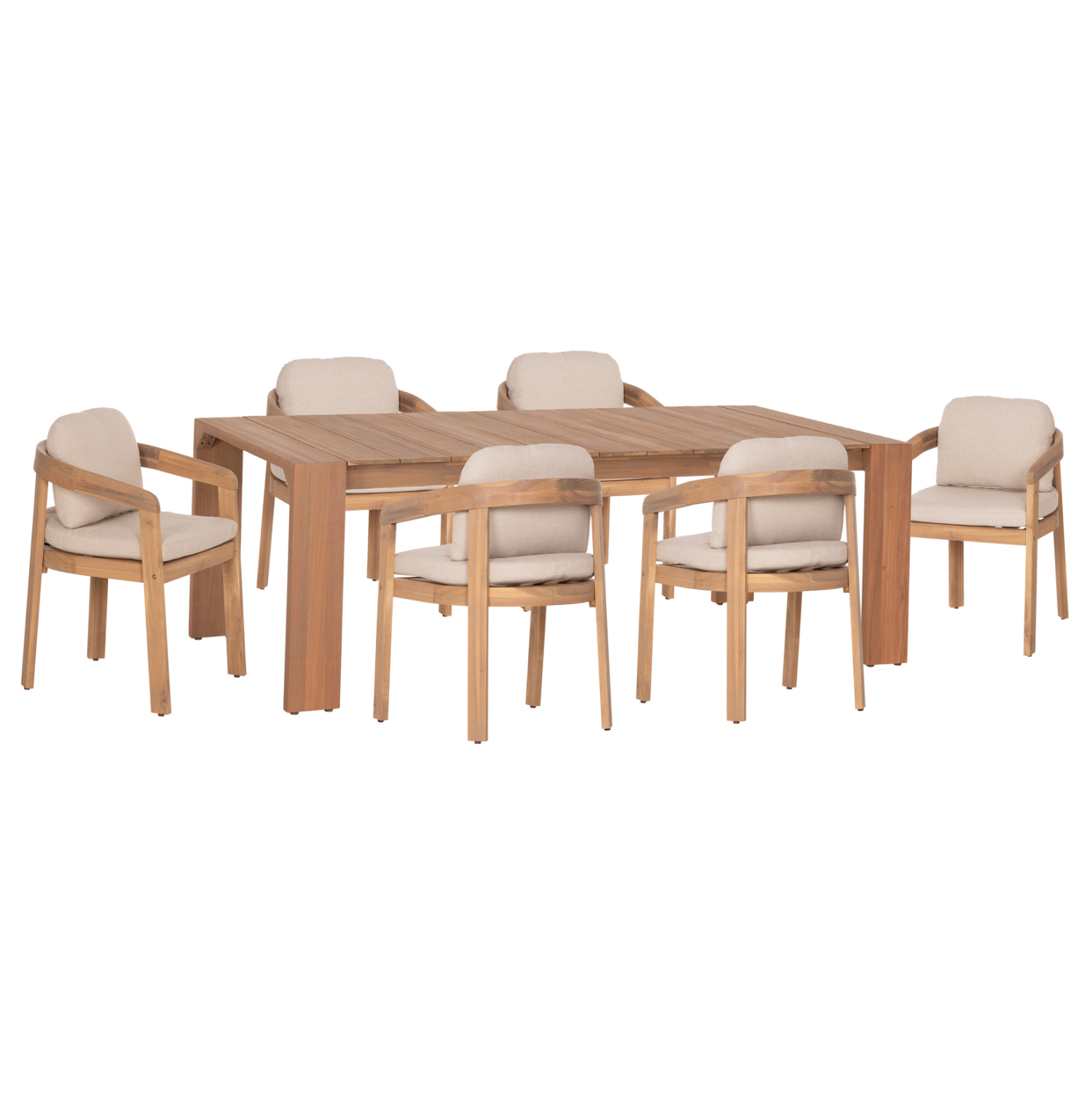 set-trapezarias-exchoroy-7tmch-fb910905- ΣΕΤ ΤΡΑΠΕΖΑΡΙΑΣ ΕΞ.ΧΩΡΟΥ 7ΤΜΧ FILEM HM10905 ΞΥΛΟ ΑΚΑΚΙΑΣ ΦΥΣΙΚΟ--ΜΑΞΙΛΑΡΙΑ ΜΠΕΖ - Image 1