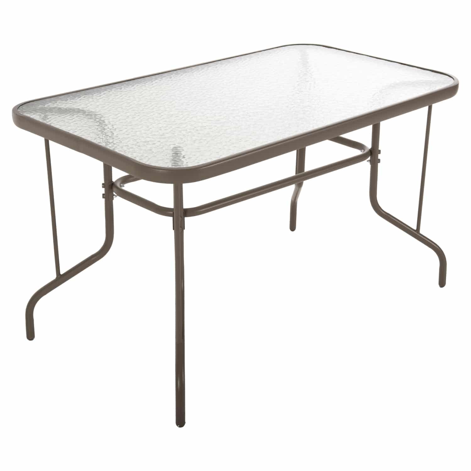 trapezi-fb9567904-metalliko-sampani-me-g ΤΡΑΠΕΖΙ ADAM HM5679.04 ΜΕΤΑΛΛΙΚΟ ΣΑΜΠΑΝΙ ΜΕ ΓΥΑΛΙΝΗ ΕΠΙΦΑΝΕΙΑ 120Χ70Χ71Υεκ. - Image 1