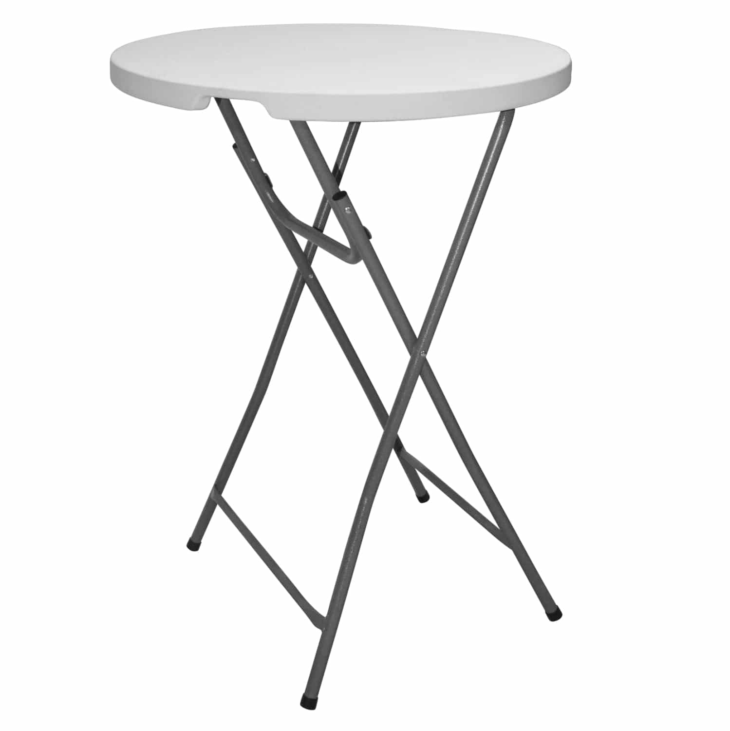 trapezi-mpar-catering-synedrioy-fb95066- ΤΡΑΠΕΖΙ ΜΠΑΡ CATERING-ΣΥΝΕΔΡΙΟΥ HM5066 Φ81Χ110 εκ.ΠΤΥΣΣΟΜΕΝΟ - Image 1
